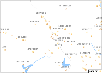 map of Arriba Guatopo